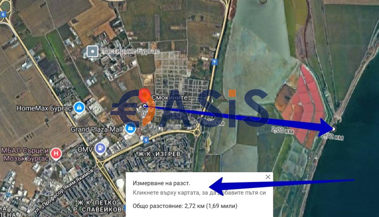 Продава 2-СТАЕН, гр. Бургас, Център, снимка 14 - Апартаменти - 54001509