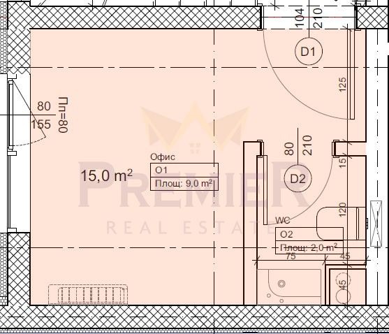 На продаж  Офіс Варна , Лятно кино Тракия , 20 кв.м | 39615869