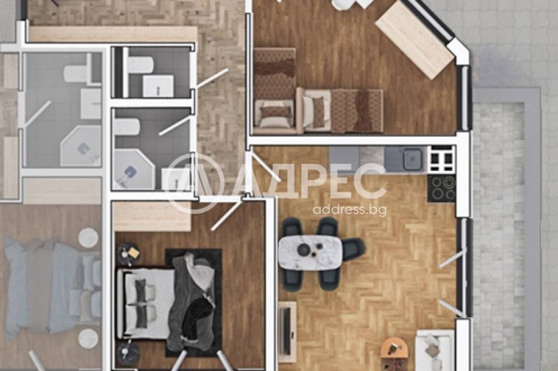 Продава  3-стаен, град София, Овча купел 1 •  186 753 EUR • ID 94846064 — holmes.bg - [1] 