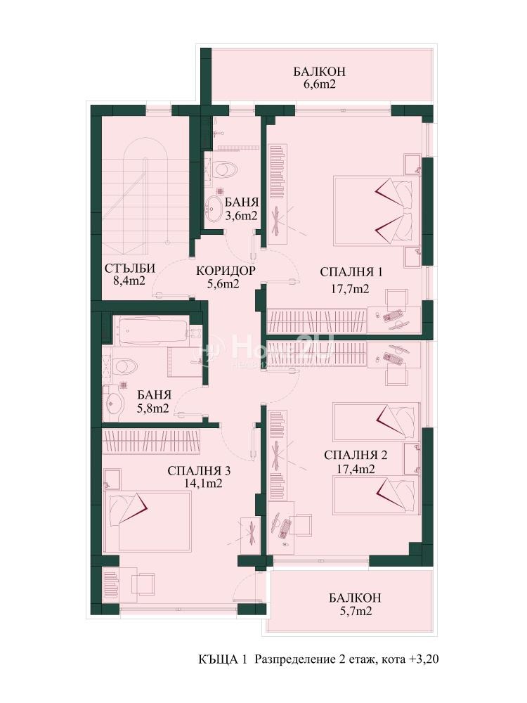 Продава КЪЩА, гр. София, с. Панчарево, снимка 12 - Къщи - 55144281