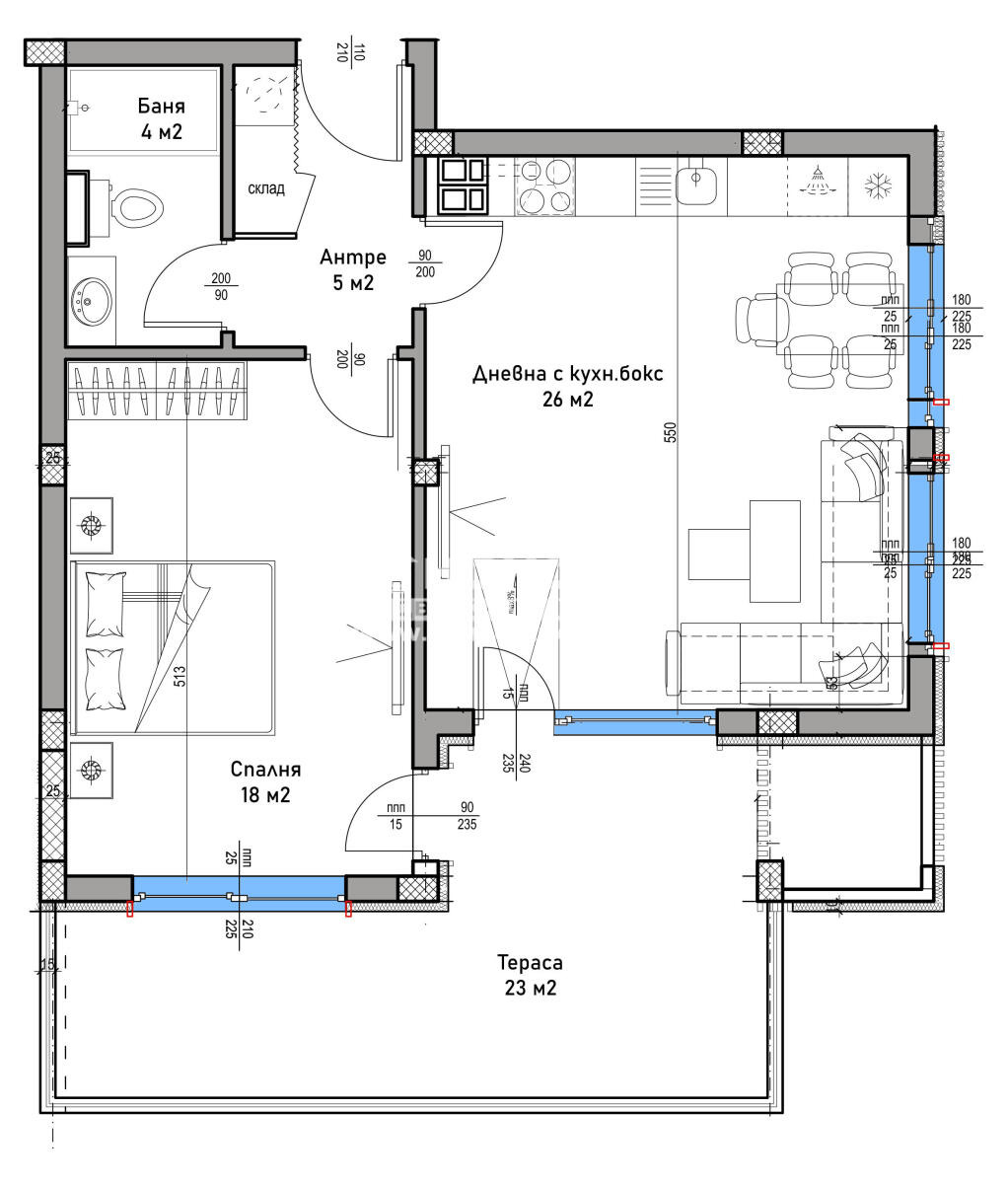 Продава 2-СТАЕН, гр. Пловдив, Христо Смирненски, снимка 2 - Апартаменти - 53769988