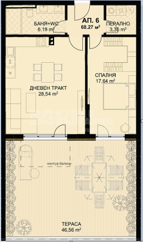 Продава 3-СТАЕН, гр. Варна, Бриз