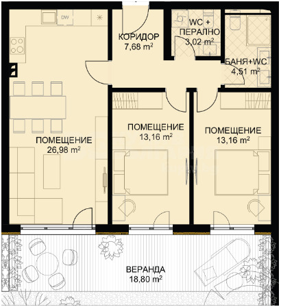 Продава 3-СТАЕН, гр. Варна, Бриз, снимка 5 - Апартаменти - 55888049