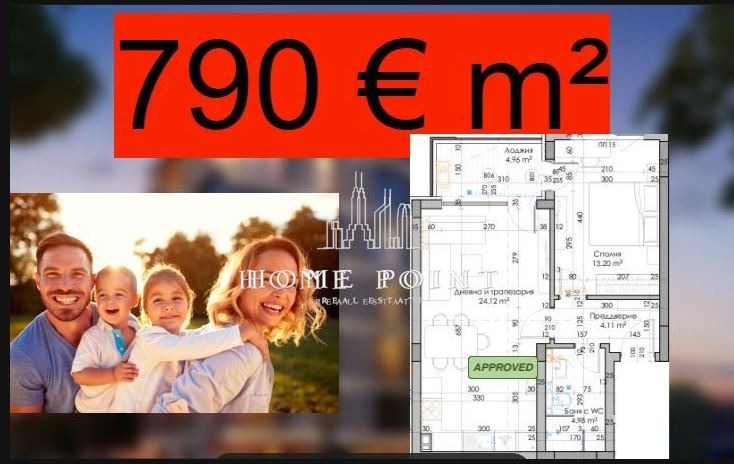 En venta  1 dormitorio Plovdiv , Vastanicheski , 72 metros cuadrados | 66042051