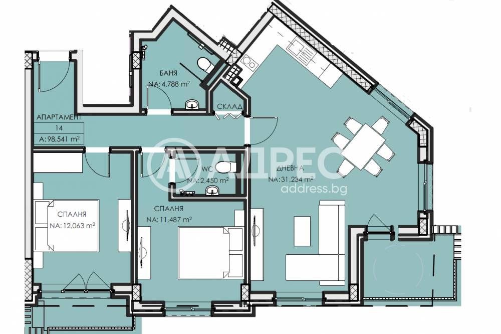 Продава 3-СТАЕН, гр. София, Люлин 6, снимка 6 - Апартаменти - 56210529