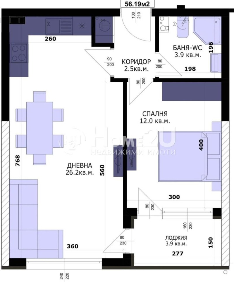 Продава 2-СТАЕН, гр. Варна, Кайсиева градина, снимка 2 - Апартаменти - 53463623