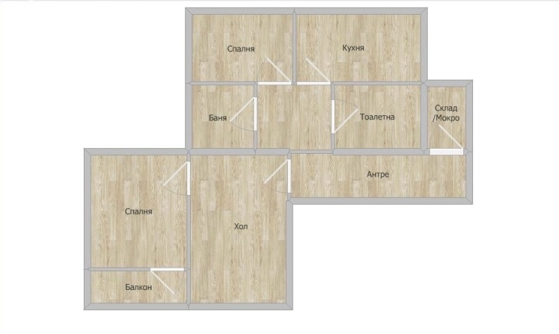 Till salu  2 sovrum Sofia , Borovo , 85 kvm | 82429183
