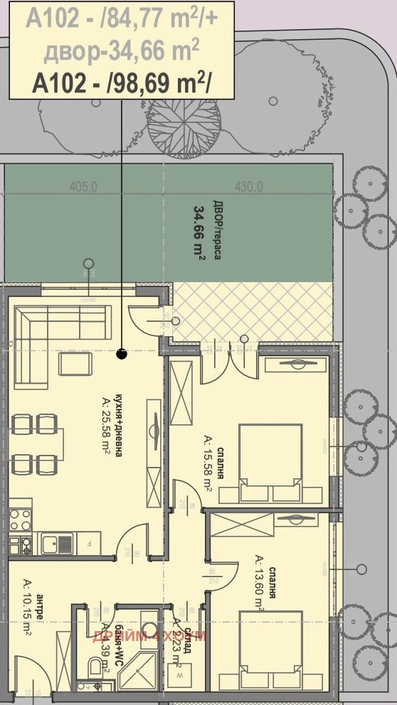Продава 3-СТАЕН, гр. София, Малинова долина, снимка 2 - Апартаменти - 55627874