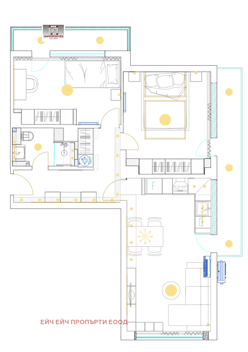 Продава  3-стаен град Пловдив , Център , 81 кв.м | 71952593 - изображение [17]