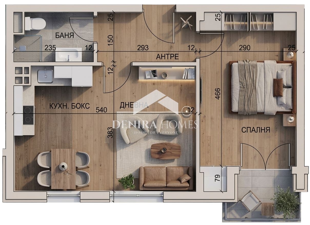 Продава 2-СТАЕН, гр. София, Овча купел, снимка 3 - Апартаменти - 55799793