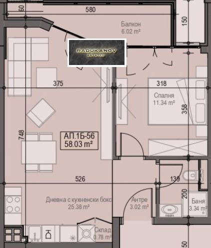 Te koop  1 slaapkamer Sofia , Krasno selo , 69 m² | 77274838 - afbeelding [14]