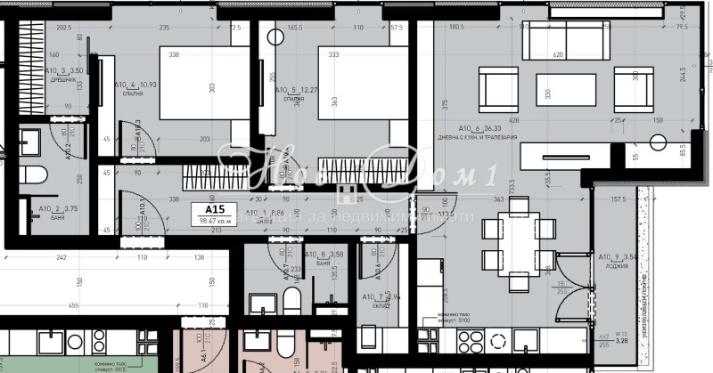 Продаја  2 спаваће собе Софија , Дружба 1 , 112 м2 | 32140823 - слика [5]