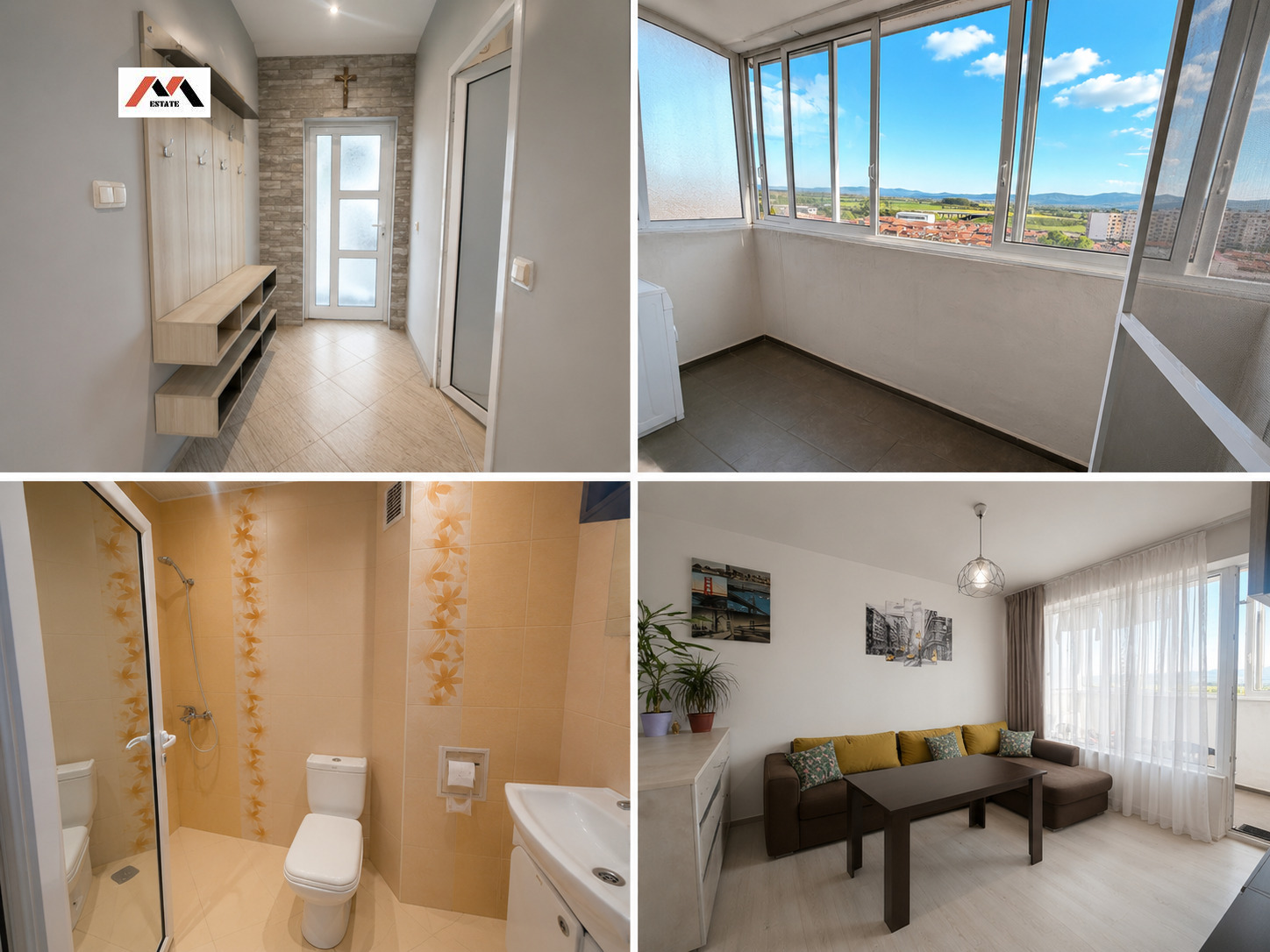 Продава 3-СТАЕН, гр. Казанлък, област Стара Загора, снимка 3 - Апартаменти - 54437216