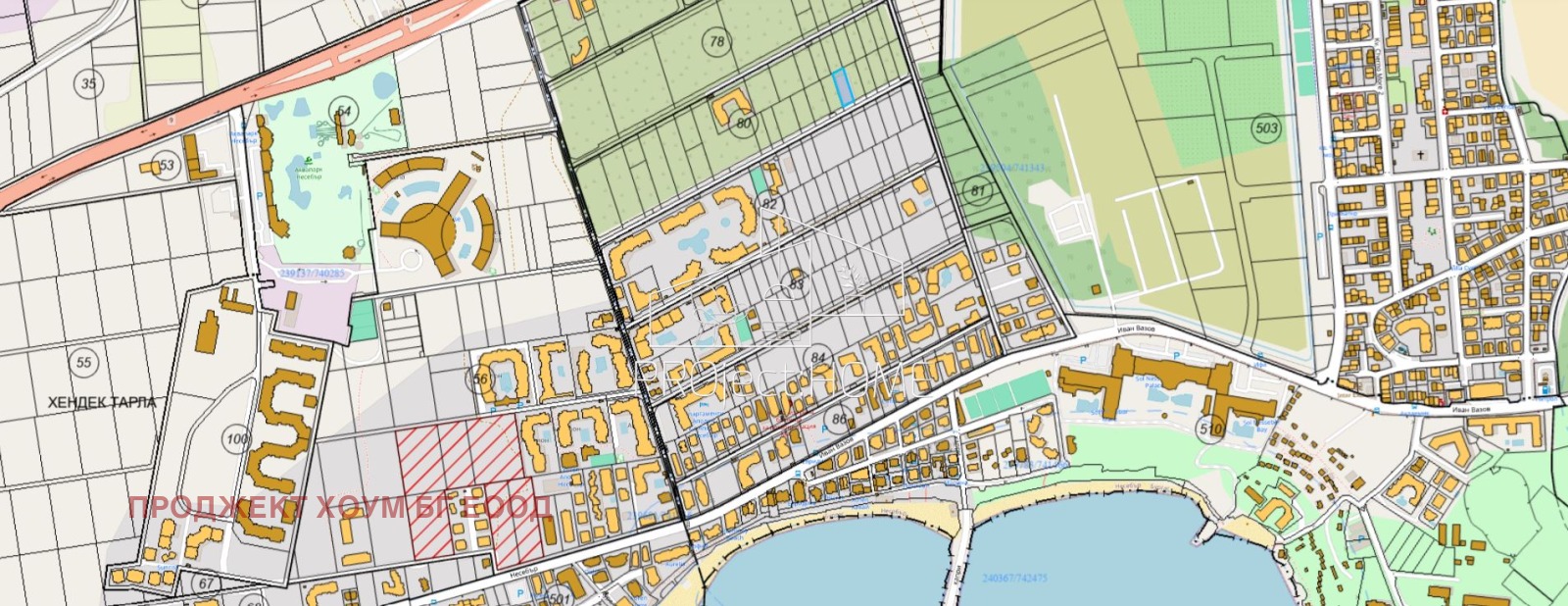 Продава ПАРЦЕЛ, гр. Несебър, област Бургас, снимка 2 - Парцели - 54039296