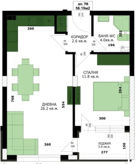 2-стаен град Варна, Кайсиева градина 2