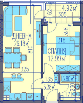 2-стаен град Пловдив, Тракия 3