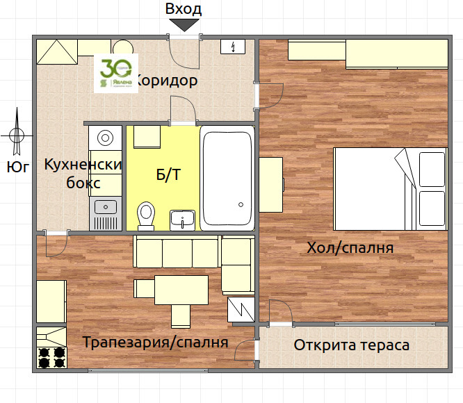 Продава 2-СТАЕН, гр. Варна, Левски 2, снимка 8 - Апартаменти - 54134410
