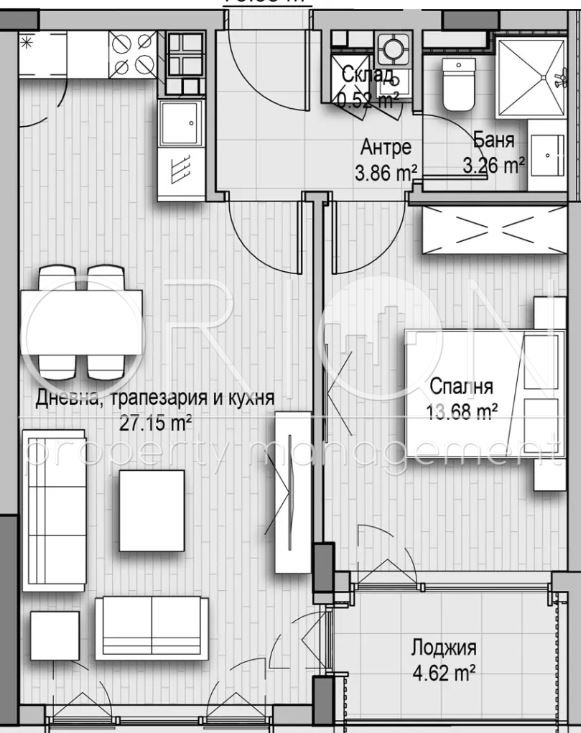 Продава 2-СТАЕН, гр. София, Витоша, снимка 2 - Апартаменти - 54201528