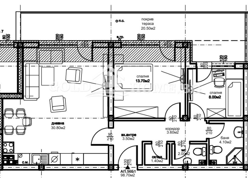 Продава 3-СТАЕН, гр. Пловдив, Остромила, снимка 2 - Апартаменти - 52709258