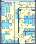 Продава 2-СТАЕН, град Пловдив, Тракия • 98070 € / 191808.25 лв. • 66765178 7