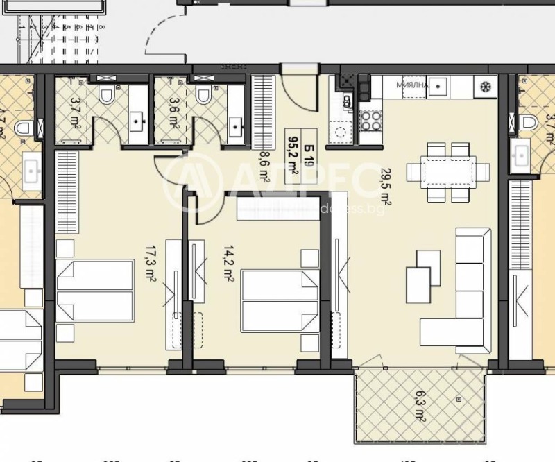 Продава 3-СТАЕН, гр. София, Бояна, снимка 4 - Апартаменти - 52703666