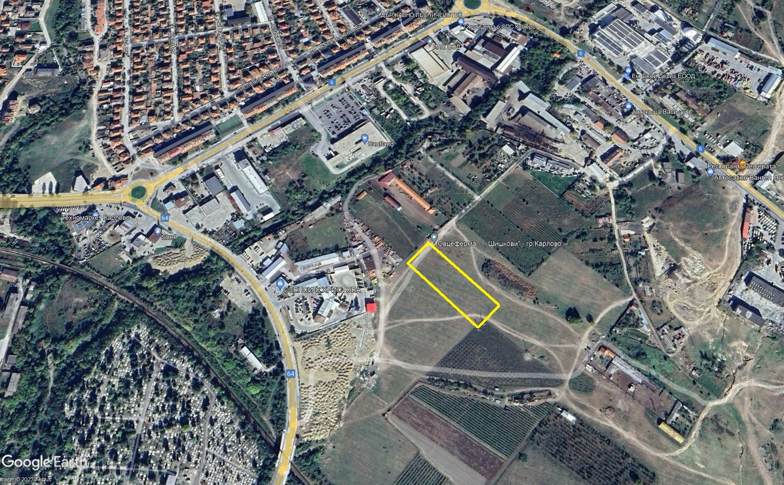 Продава ПАРЦЕЛ, гр. Карлово, област Пловдив, снимка 2 - Парцели - 41464239