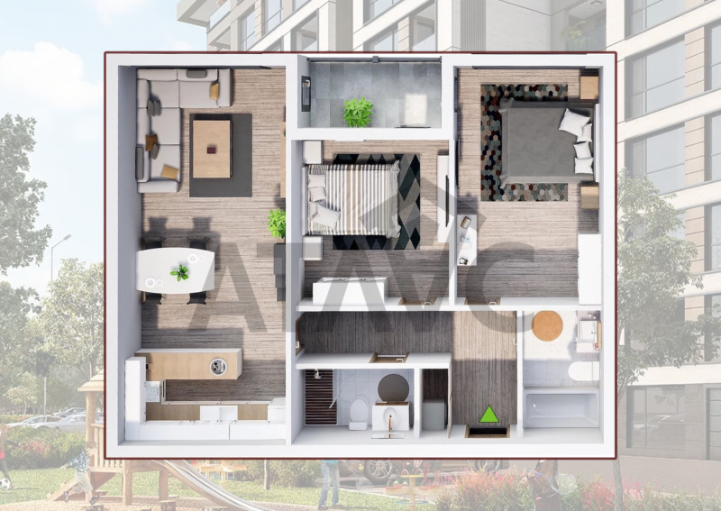 Продава  3-стаен град Пловдив , Христо Смирненски , 107 кв.м | 65780485