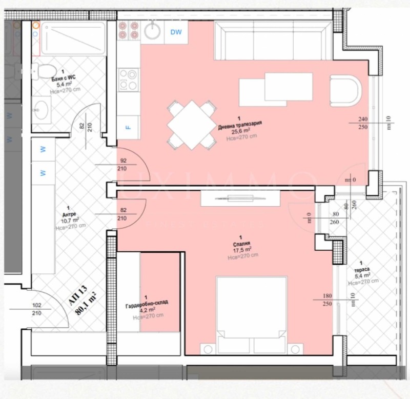 Eladó  1 hálószoba Plovdiv , Ostromila , 91 négyzetméter | 18824134 - kép [3]