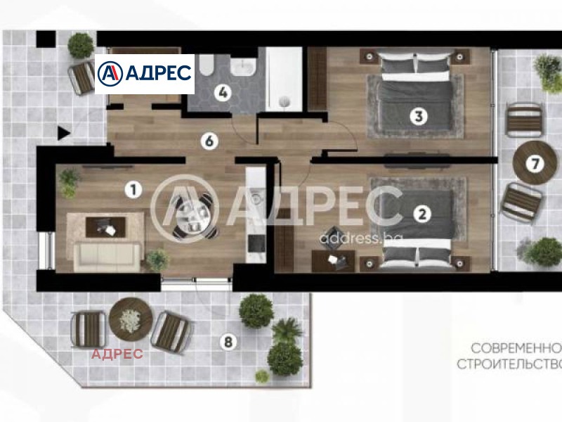 Продава  3-стаен град Варна , к.к. Чайка , 91 кв.м | 79463744 - изображение [3]