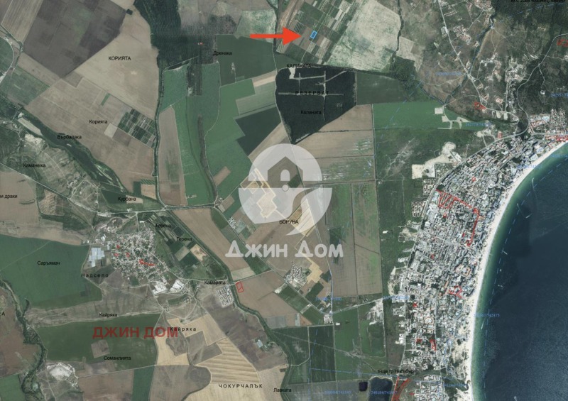 Продава ПАРЦЕЛ, с. Кошарица, област Бургас, снимка 2 - Парцели - 53594241