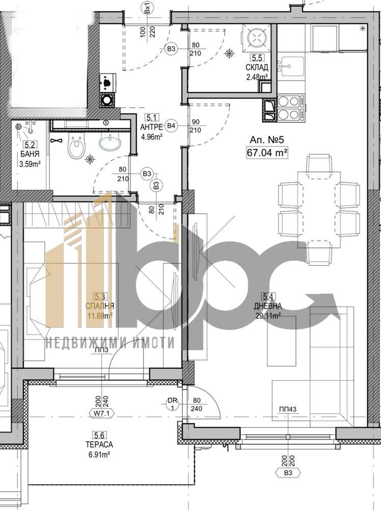 Продава 2-СТАЕН, гр. София, Кръстова вада, снимка 8 - Апартаменти - 55540049