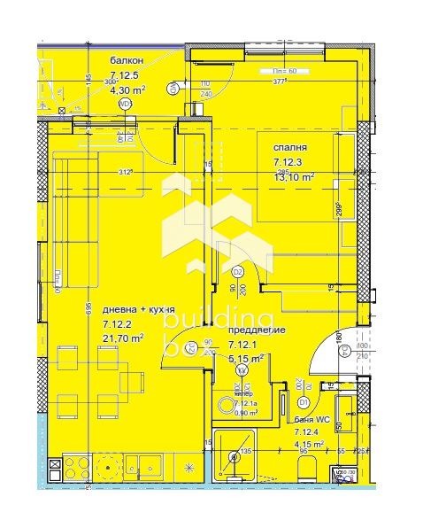 Продава 2-СТАЕН, гр. Варна, Кайсиева градина, снимка 2 - Апартаменти - 55816201