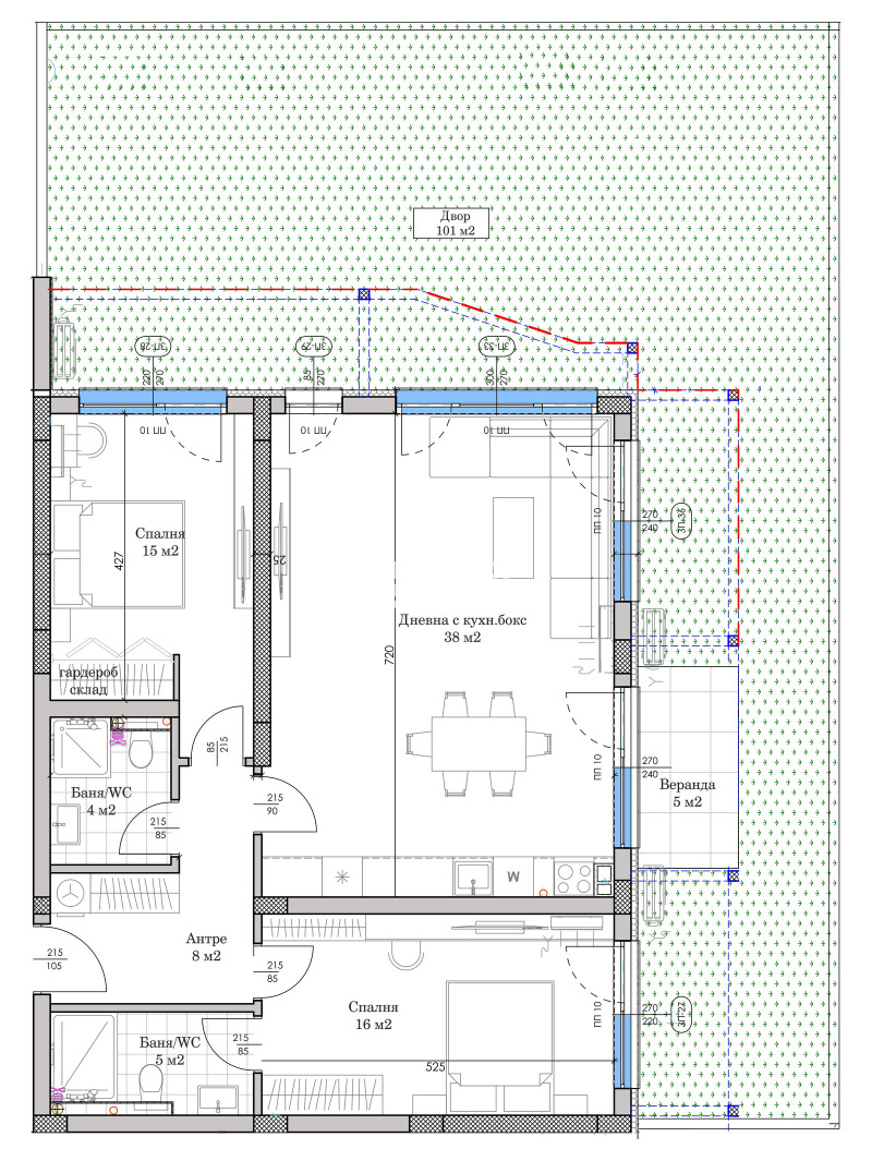 En venta  2 dormitorios Plovdiv , Ostromila , 214 metros cuadrados | 39574667 - imagen [2]