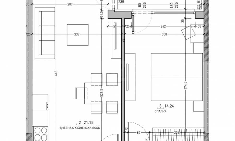 Продава 2-СТАЕН, гр. София, Малинова долина, снимка 2 - Апартаменти - 54352079