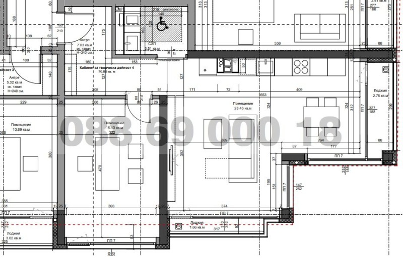 Na prodej  1 ložnice Varna , Centar , 81 m2 | 79575517 - obraz [12]