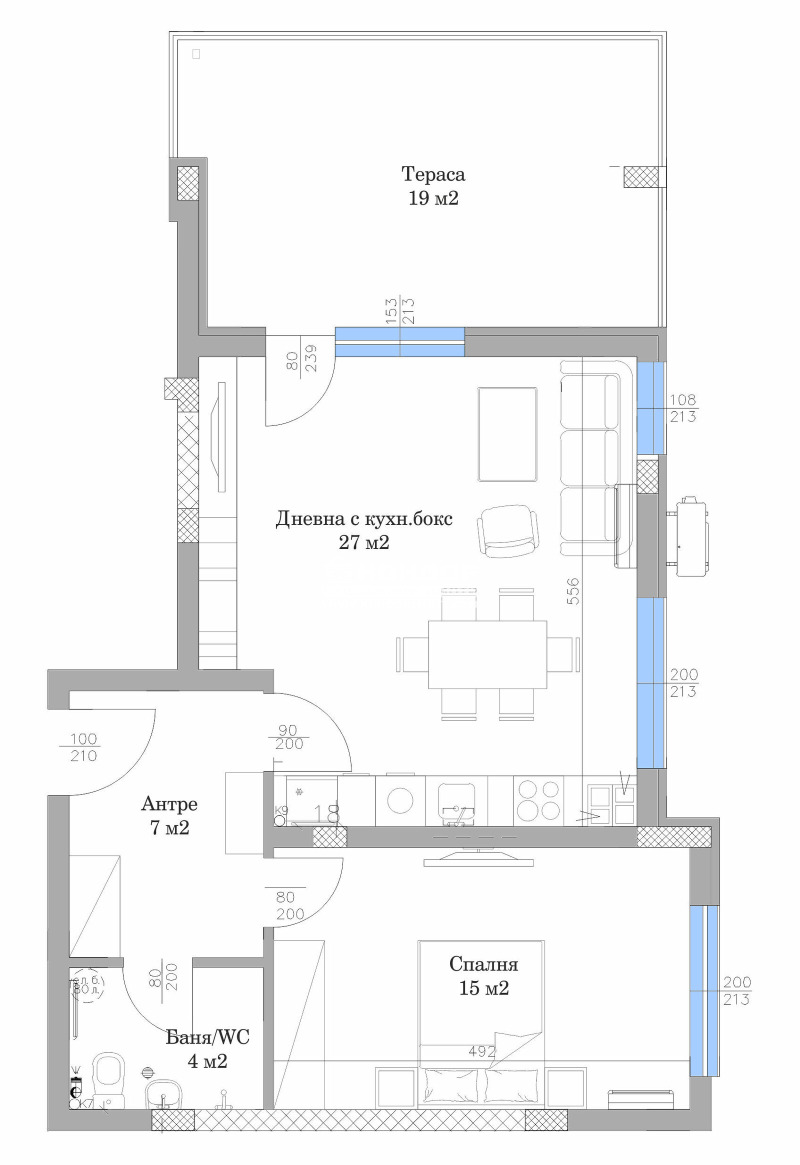 Продава 2-СТАЕН, гр. Пловдив, Остромила, снимка 4 - Aпартаменти - 48035705