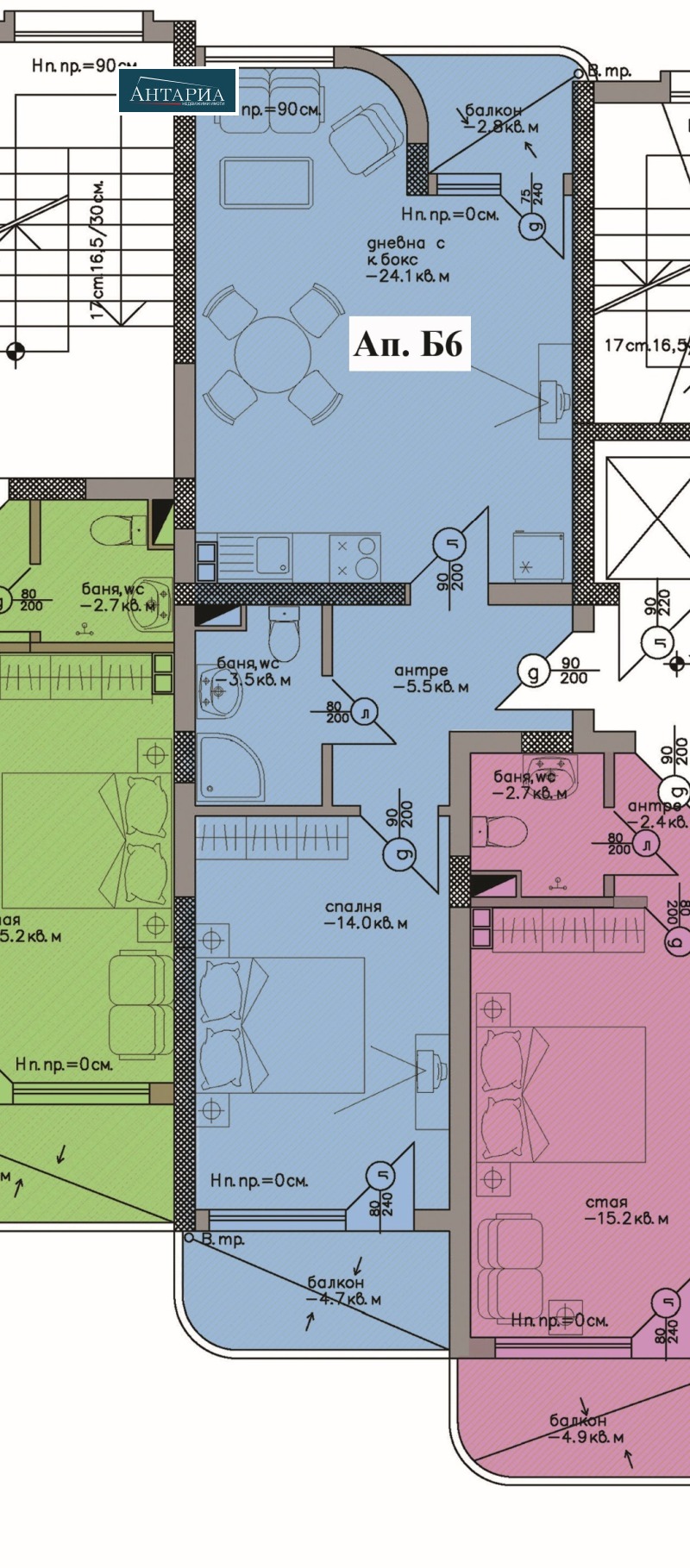 Na prodej  1 ložnice oblast Burgas , Černomorec , 85 m2 | 38848549 - obraz [2]