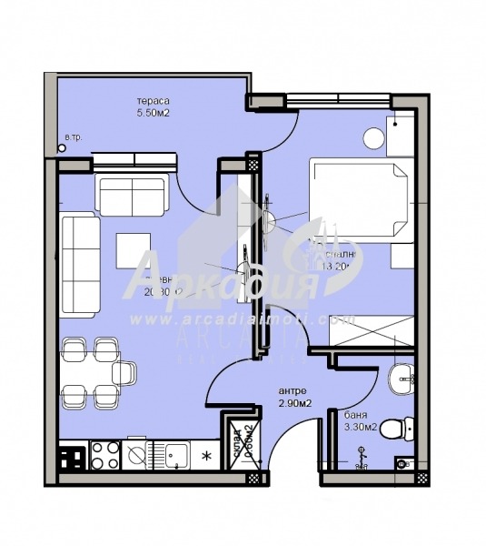Продава 2-СТАЕН, гр. Пловдив, Беломорски, снимка 3 - Апартаменти - 55901561