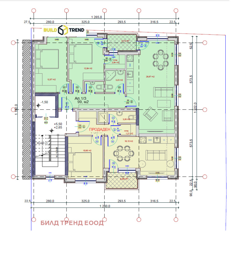 Продава 3-СТАЕН, гр. София, Люлин 9, снимка 2 - Aпартаменти - 47100405