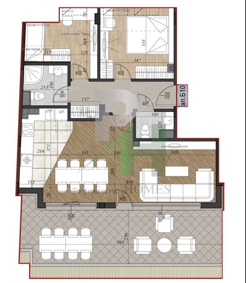 Till salu  2 sovrum Sofia , Krastova vada , 125 kvm | 83237308 - bild [4]