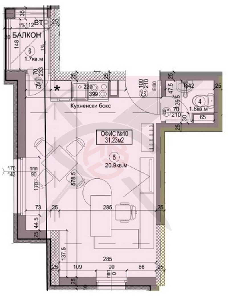 Продава ОФИС, гр. София, Красно село, снимка 1 - Офиси - 48143629