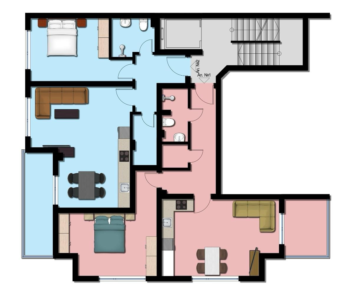 Продава 2-СТАЕН, гр. Благоевград, Баларбаши, снимка 3 - Апартаменти - 54345260