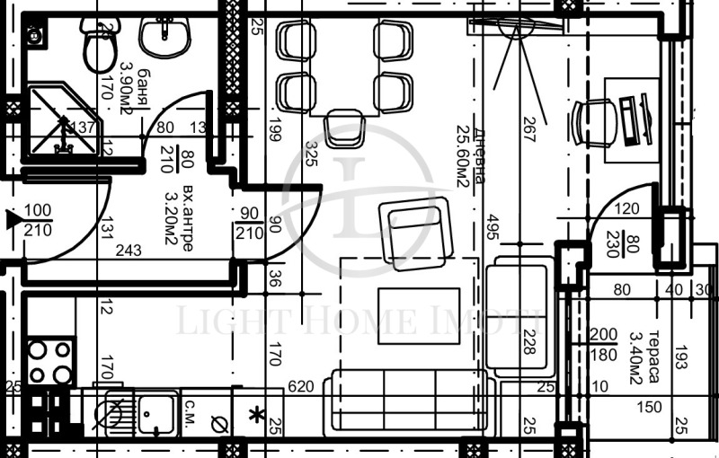 À vendre  Studio Plovdiv , Yujen , 50 m² | 35950603 - image [8]