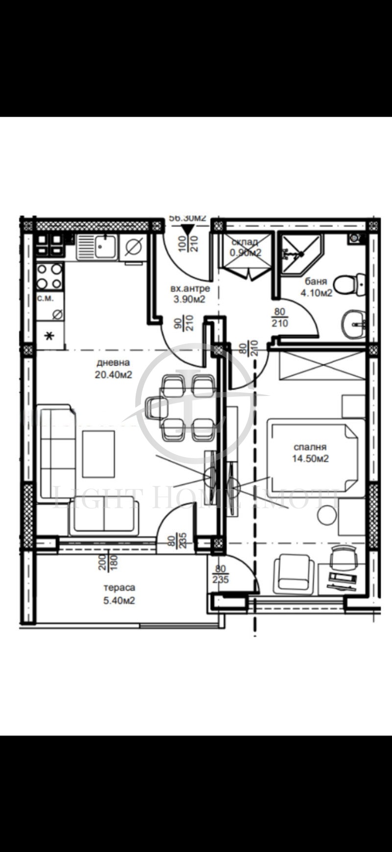 Продава  2-стаен град Пловдив , Кючук Париж , 57 кв.м | 77504802 - изображение [6]