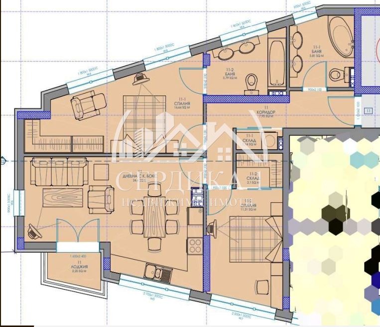 Продава 3-СТАЕН, гр. София, Хаджи Димитър, снимка 8 - Апартаменти - 53491905