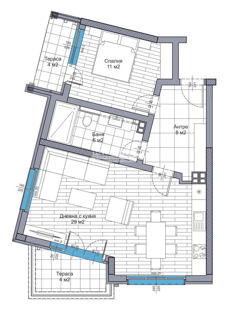 De vânzare  1 dormitor Plovdiv , Hristo Smirnensci , 84 mp | 48794902 - imagine [2]