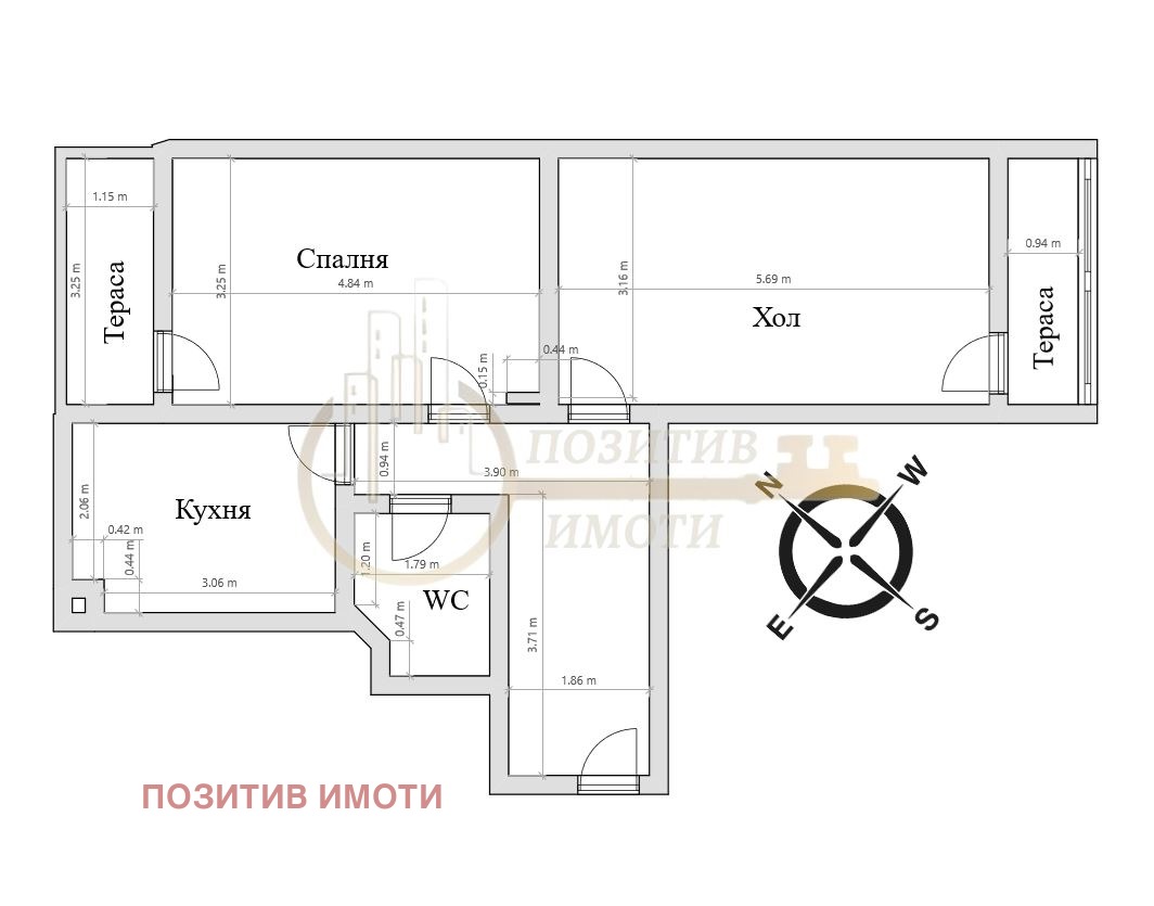 Продава 2-СТАЕН, гр. София, Борово, снимка 15 - Апартаменти - 54956801