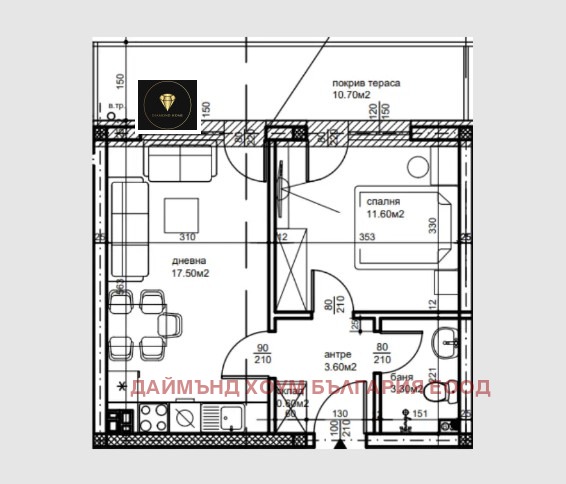Продава 2-СТАЕН, гр. Пловдив, Беломорски, снимка 2 - Апартаменти - 51983478