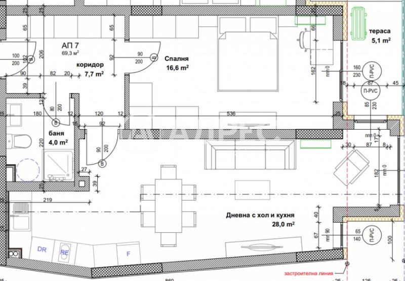 Продава 2-СТАЕН, гр. София, Банишора, снимка 3 - Апартаменти - 52574769