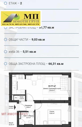 Продажба на двустайни апартаменти в град Пловдив — страница 7 - изображение 1 